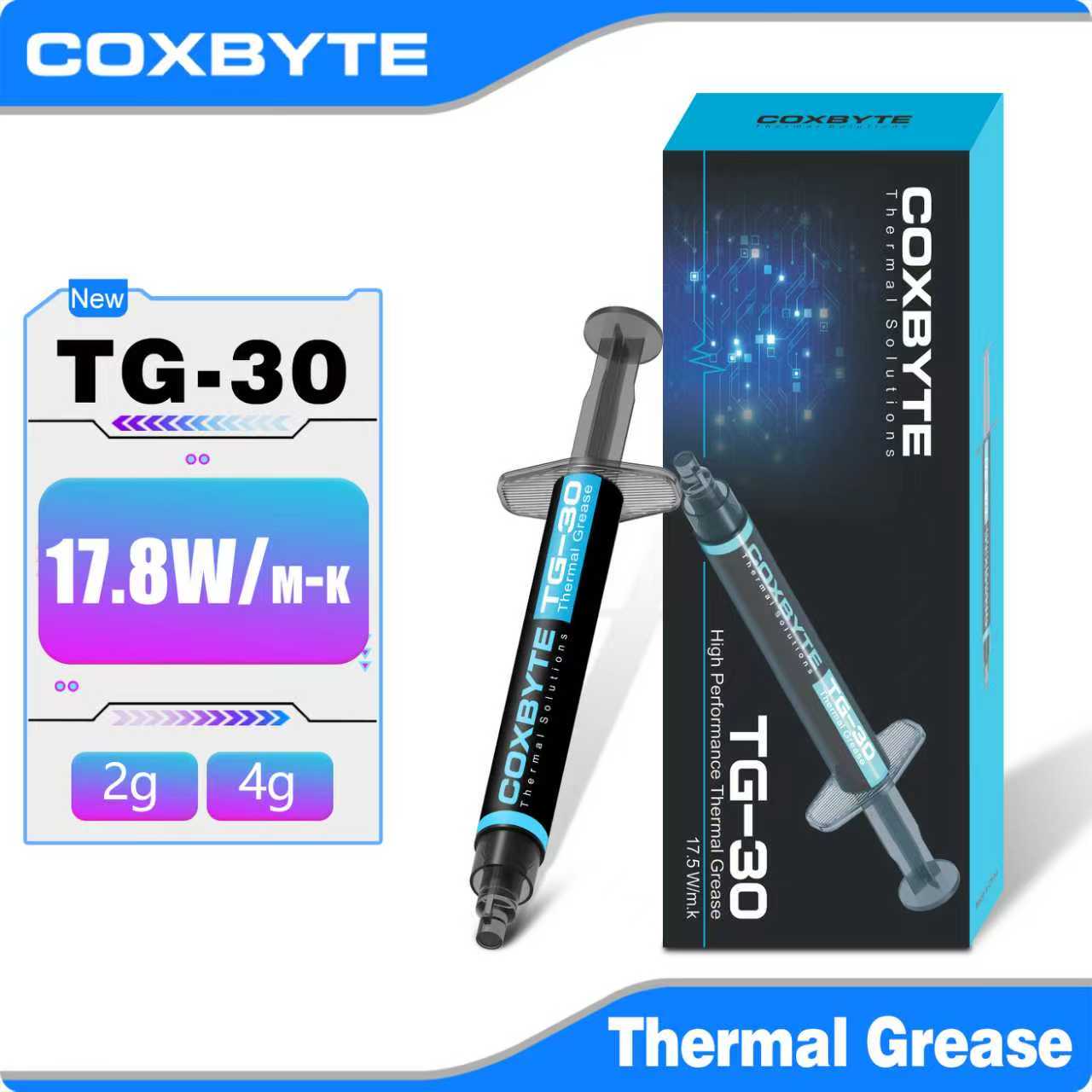 Thermal Paste - Coxbyte 17,5 W/mk pasta térmica TG-30