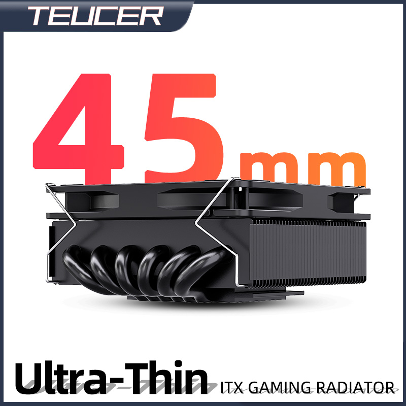 Cpu Cooler - Teucer altura 45mm CPU Cooler ITX