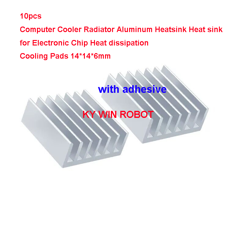 Heatsink - 10 piezas de mini disipadores de