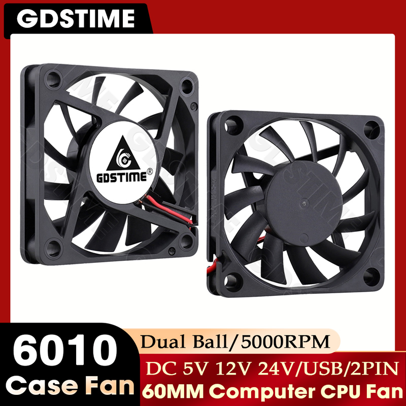 Gpu Cooler - Ventilador GDSTIME de 60 mm, 24