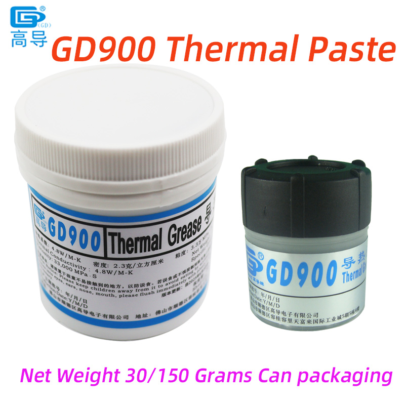Thermal Paste - Pasta Térmica Conductora GD900, Color Gris,