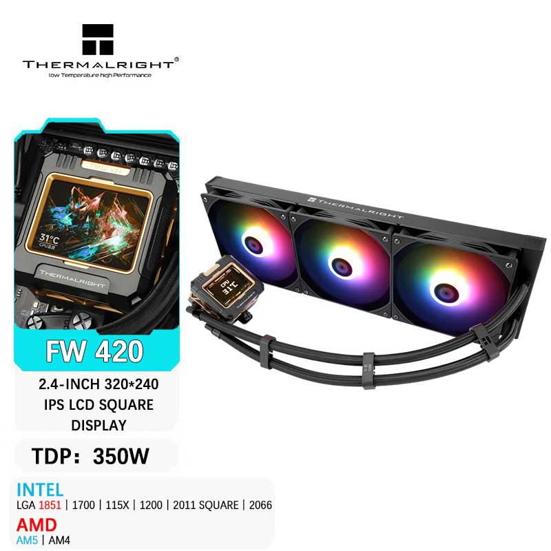 Aio Liquid Cooler - Thermalright FW 420 todo en uno