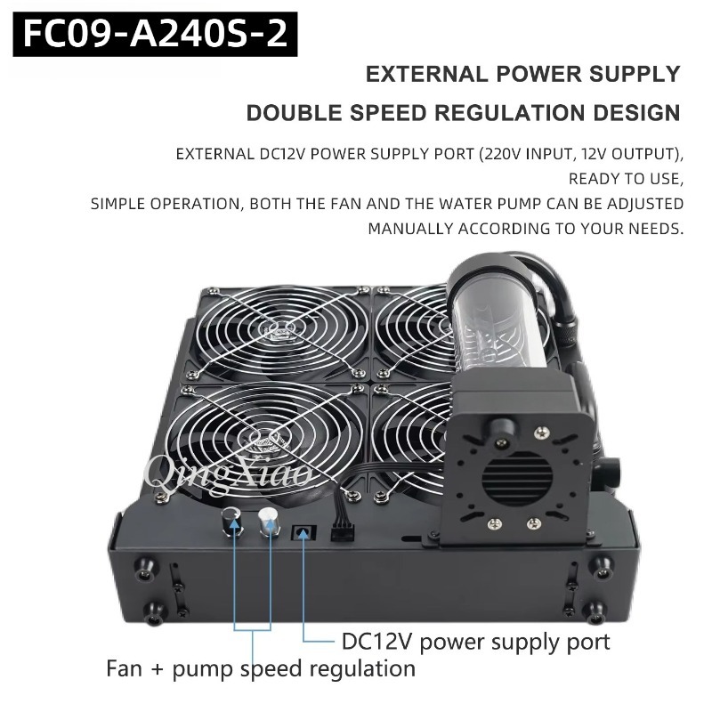 External Radiator Water Cooling Kit - Kit de Refrigeración Externo Integrado con