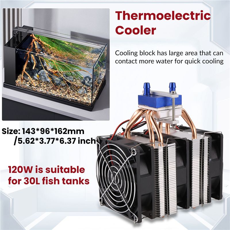Enfriador Termoeléctrico A42Z- - Chiller Water Cooling System Pc reseña y precio