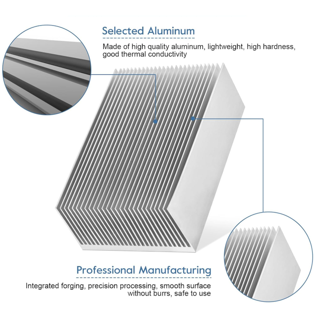 Disipador de calor de aluminio - Heatsink reseña y precio