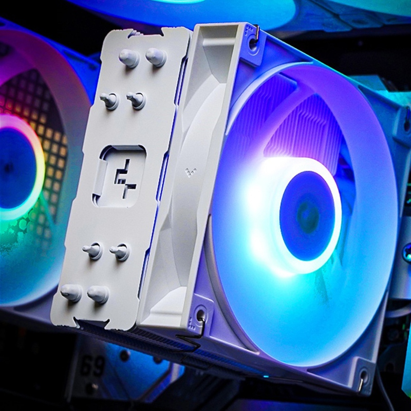 Enfriador de Aire AG400 con 4  - Air Cooler Cpu reseña y precio