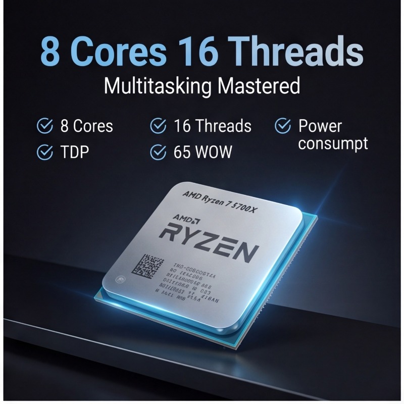 Procesador AMD Ryzen 7 5700X p - Cpu Fan reseña y precio