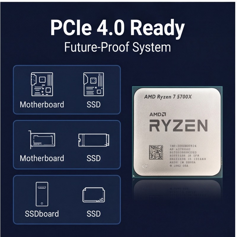 Procesador AMD Ryzen 7 5700X p - Cpu Fan reseña y precio