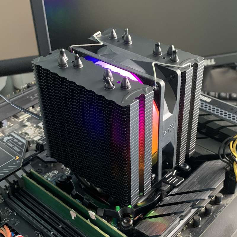 Ventilador RGB silencioso para - Cpu Heatsink reseña y precio