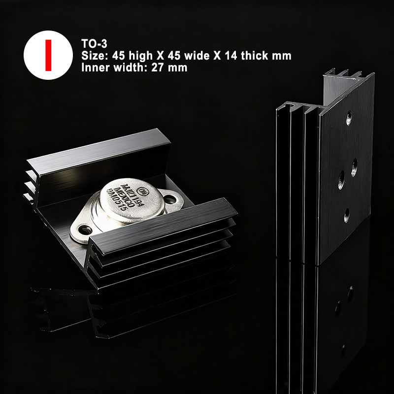 Radiador de aluminio de 5 piez - Heatsink reseña y precio