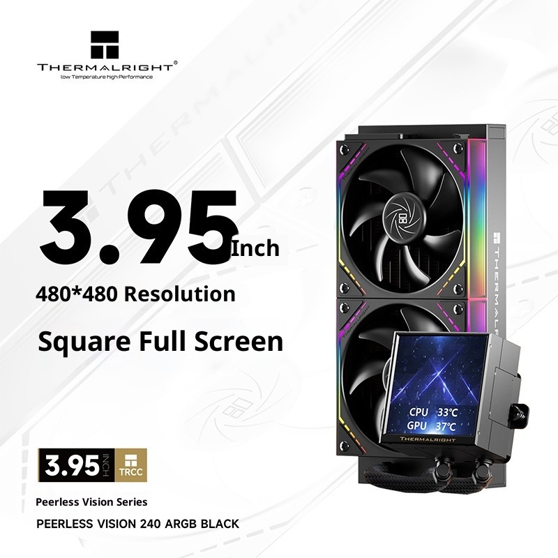 Pantalla LCD IPS Cuadrada de 3 - Aio Liquid Cooler reseña y precio