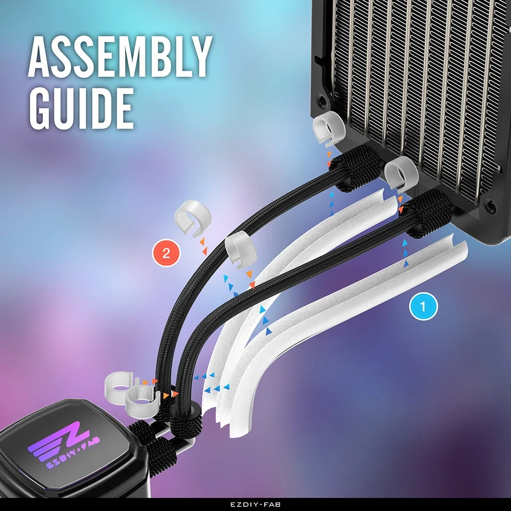 Tira de luces EZDIY ARGB para  - Aio Liquid Cooler reseña y precio