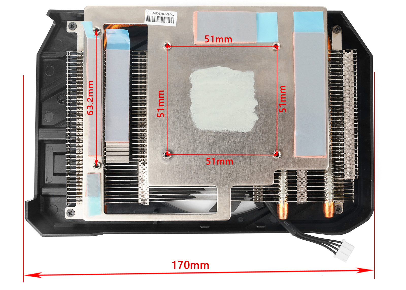 Disipador de calor GPU de 95MM - Gpu Cooler reseña y precio